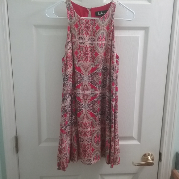 Lulu's Boho Mini Trapeze Swing Dress - Picture 5 of 8